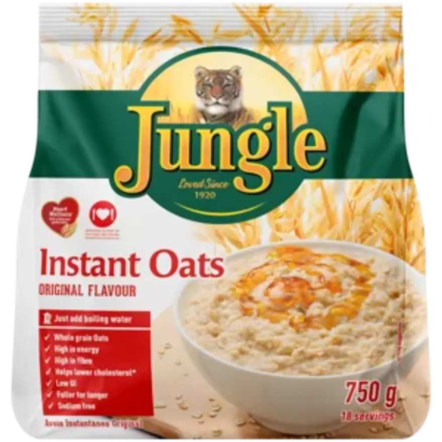 Jungle Instant Oats Original Flavour 750g