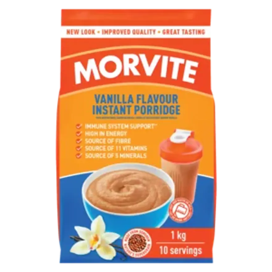 Morvite Vanilla Flavour Instant Porridge 1kg