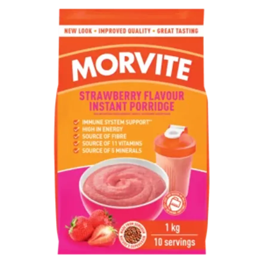 Morvite Strawberry Flavour Instant Porridge 1kg