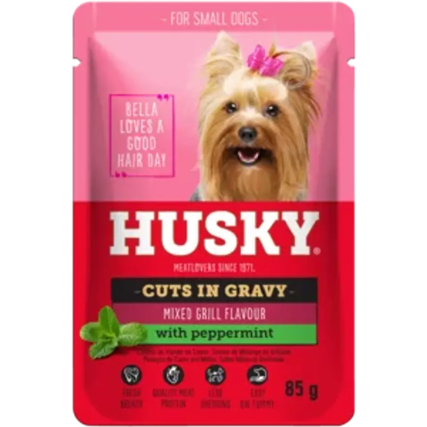 Husky Cuts In Gravy Mixed Grill Flavour 85g