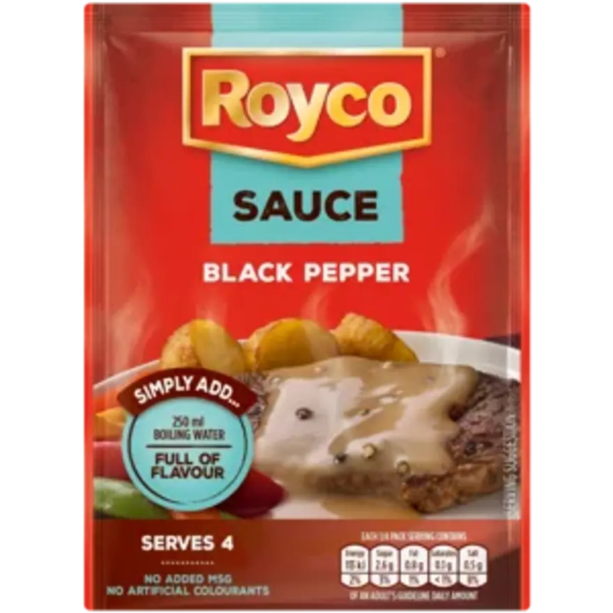 Royco Black Pepper Sauce 38g