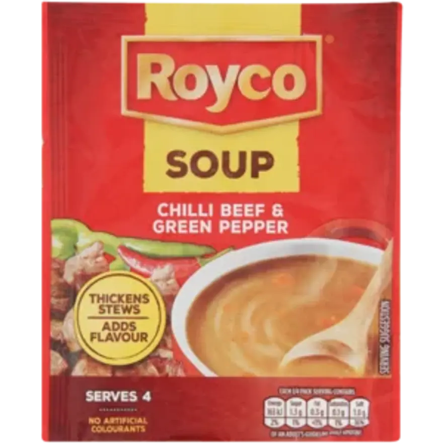 Royco Soup Chilli Beef & Green Pepper