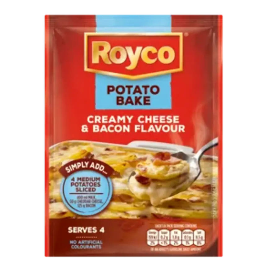 Royco Patato Bake Creamy Kaas ad Bacon 40g