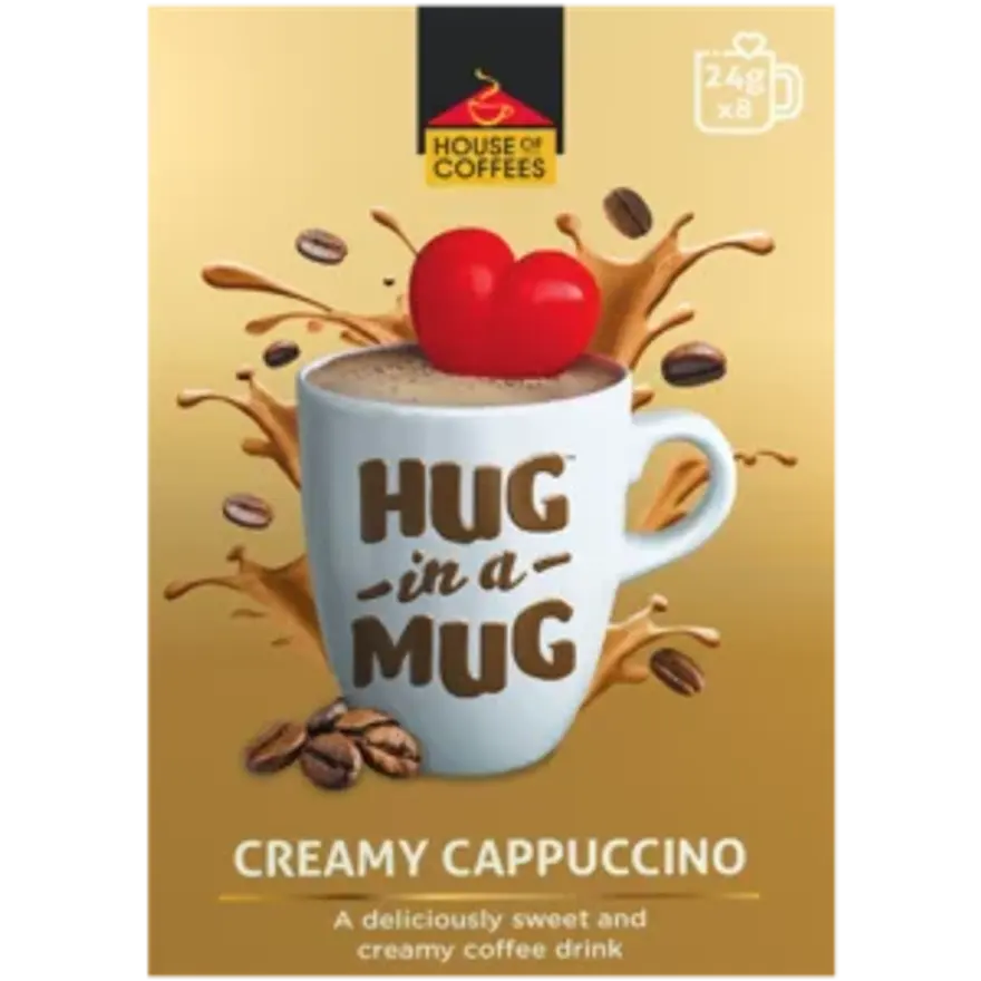 Hug in a Mug Creamy Cappuccino 8 Sticks