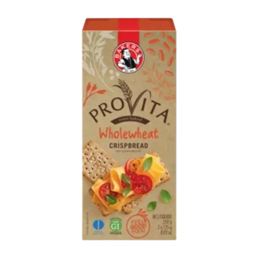 Bakers Provita Wholewheat Crispbread 250g