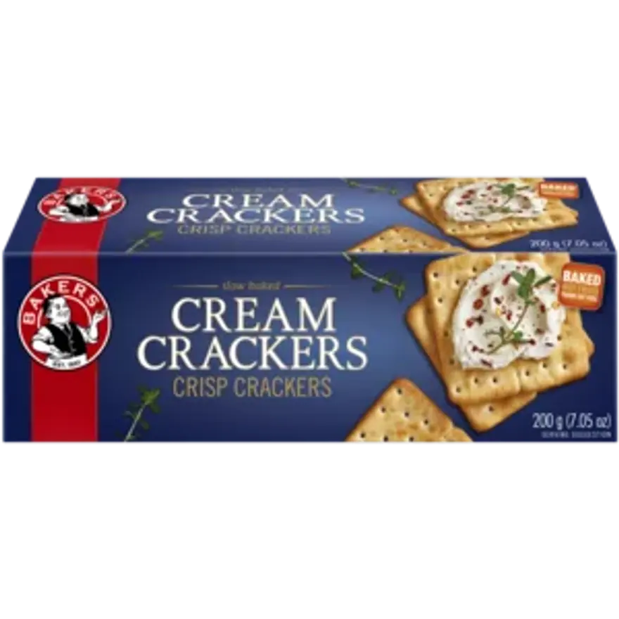Bakers Cream Crackers 200g