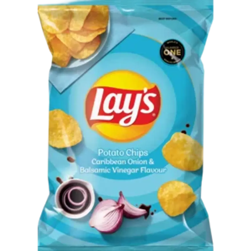 Lay`s Aartappel Chips Caribbean Ui & Balsamic Vinegar Flavour 120g