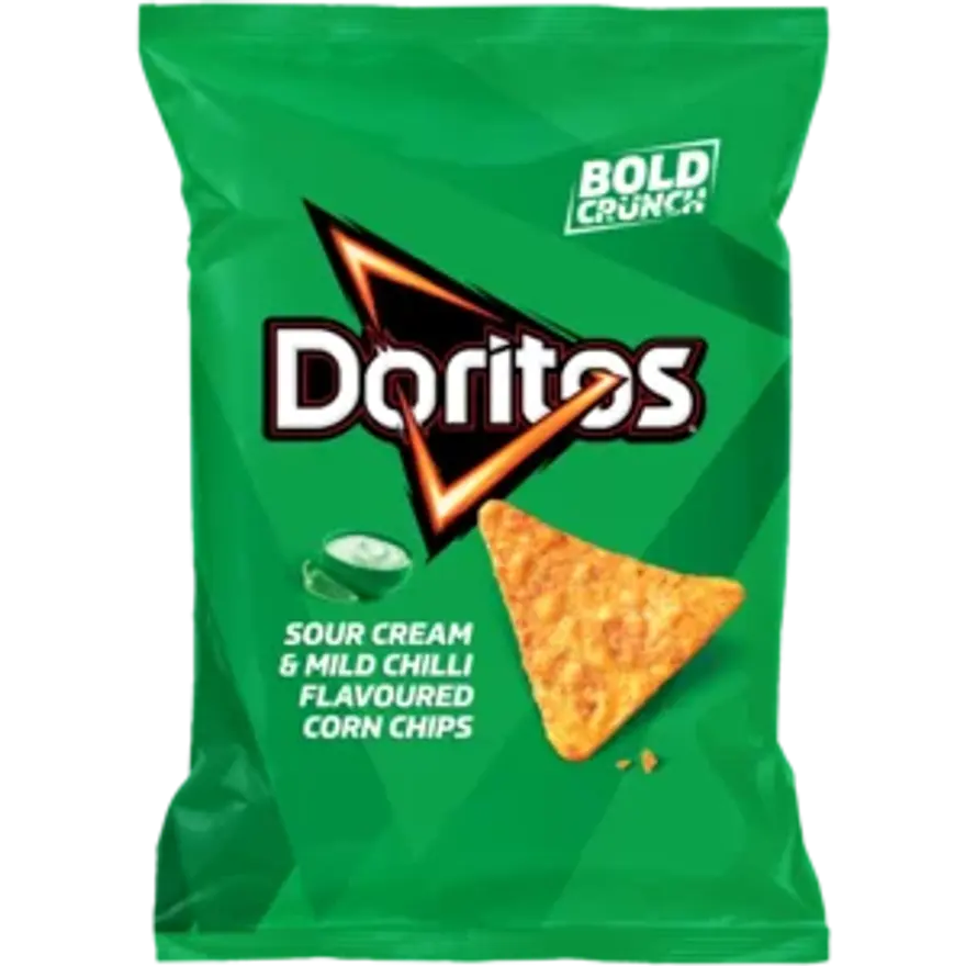 Doritos Sour Cream & Mild Chilli Aartappel Chips 145g