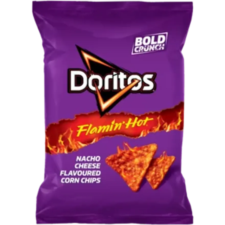 Doritos Flamin Hot Nancho Kaas Corn Chips 145g