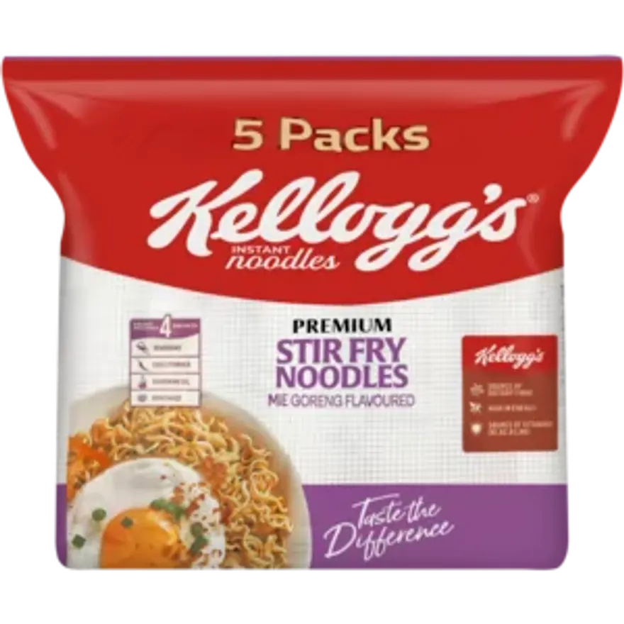 Kelloggs Mie Goren Stir Fry Pre Noodles 5