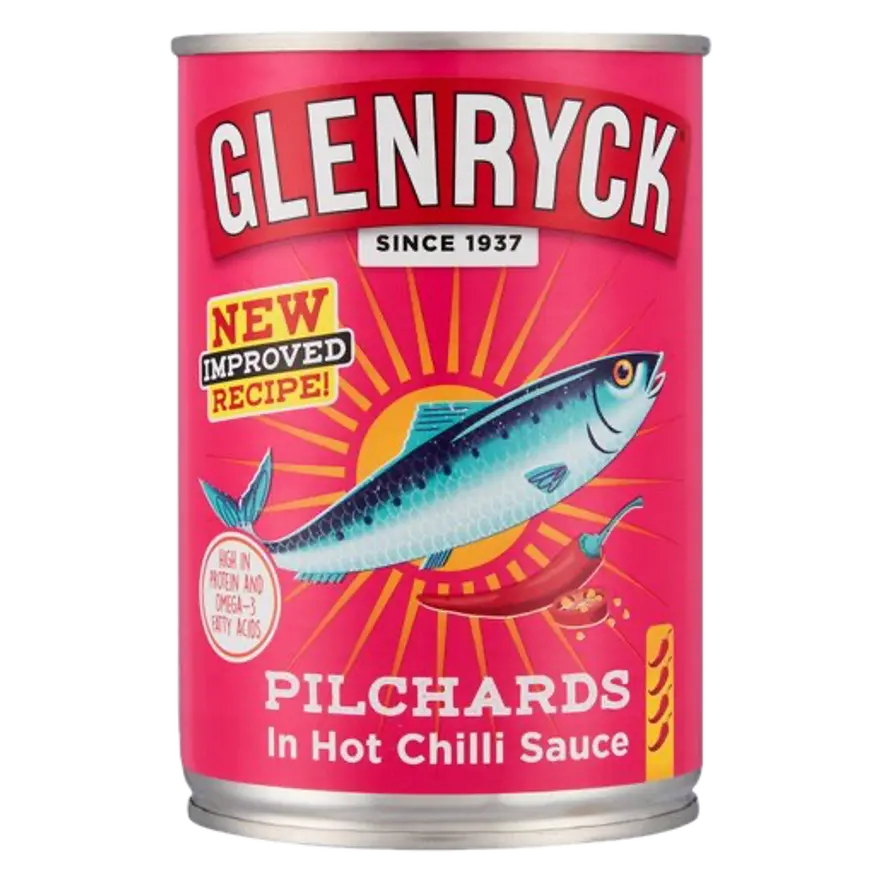 Glenryck Pilchards In Chilli 400g