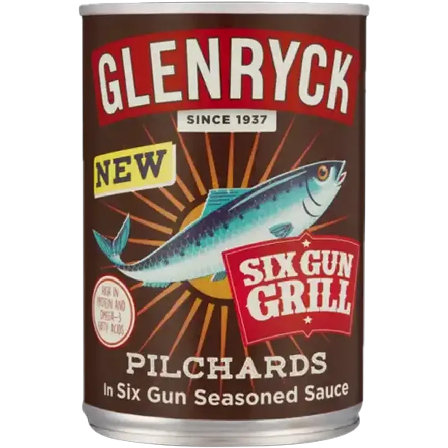 Glenryck Pilchards Six Gun Grill 400g