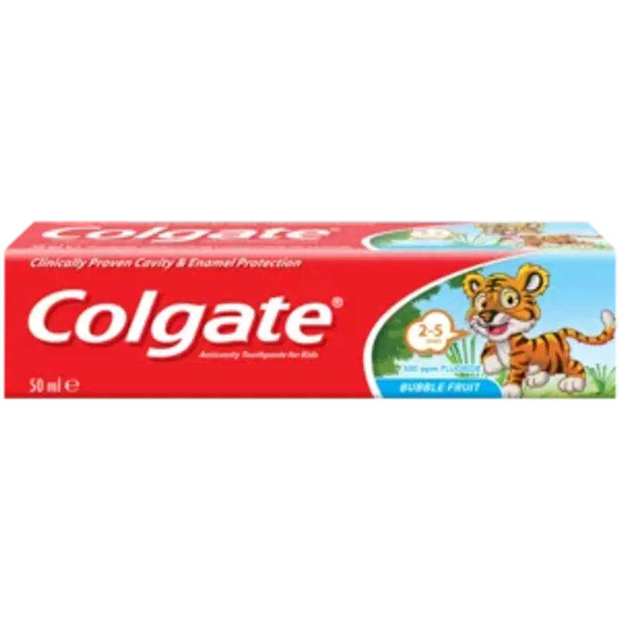 Colgate 2-5 jaar Bubble gum fruit