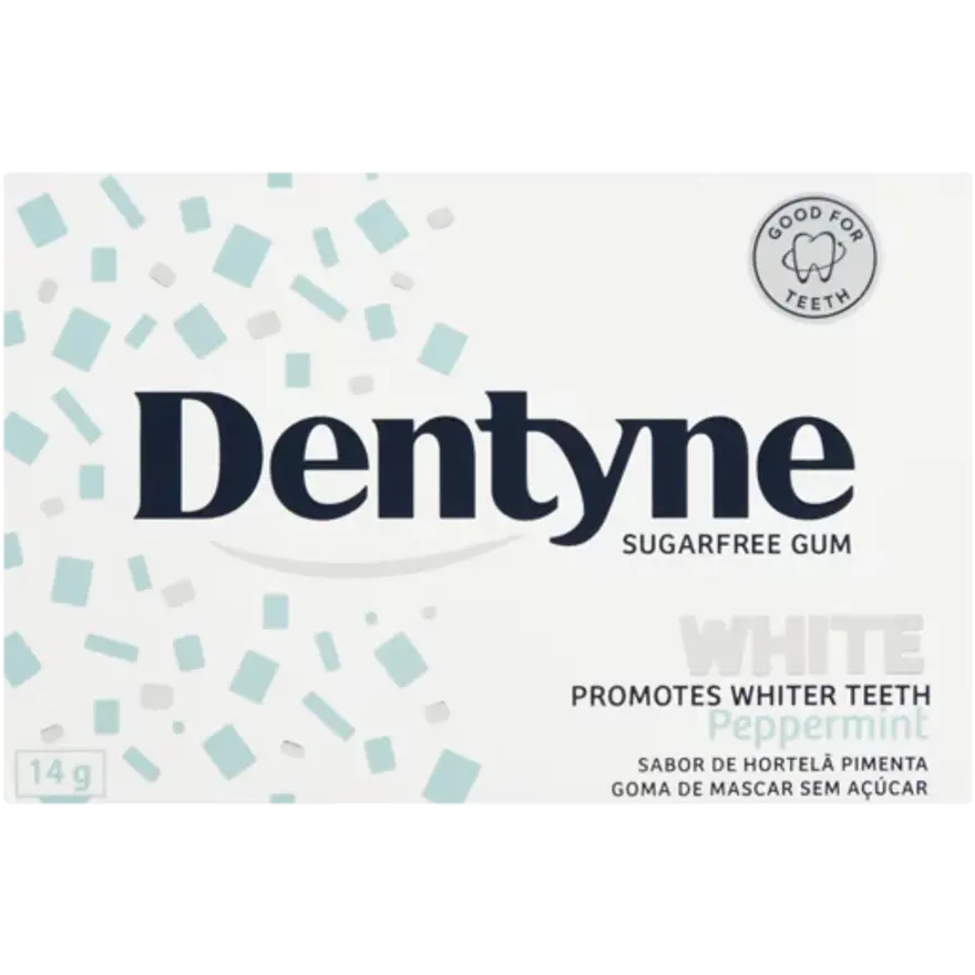 Dentyne White Pepermint 14g