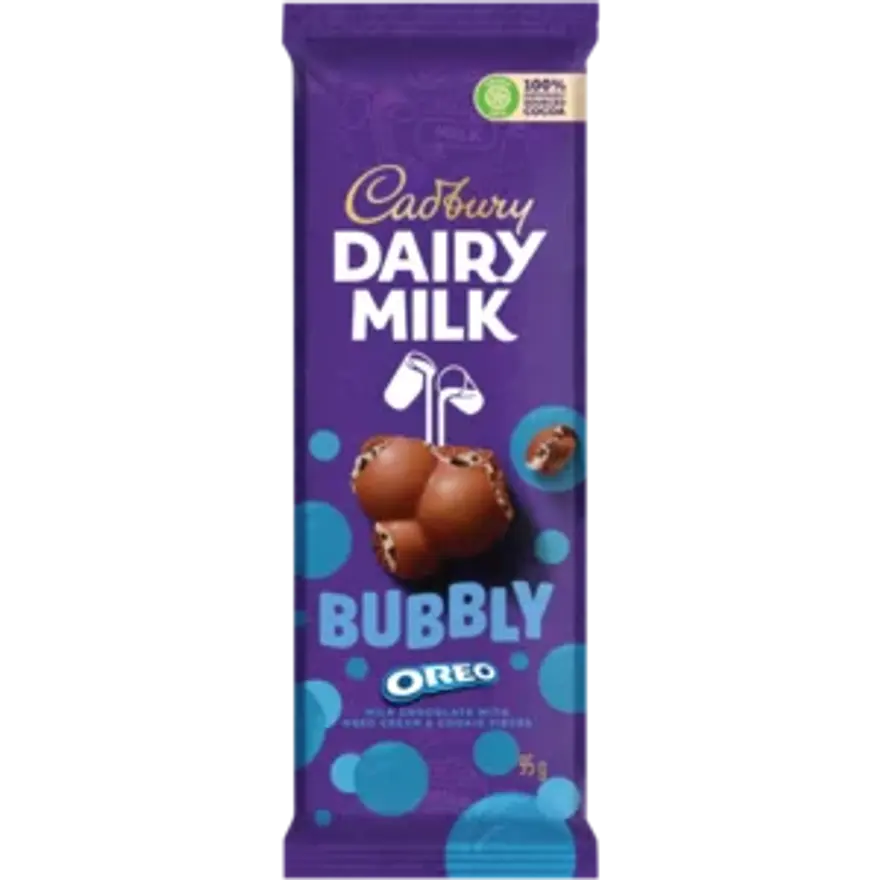 Cadbury Bubbly Oreo Slab 95g