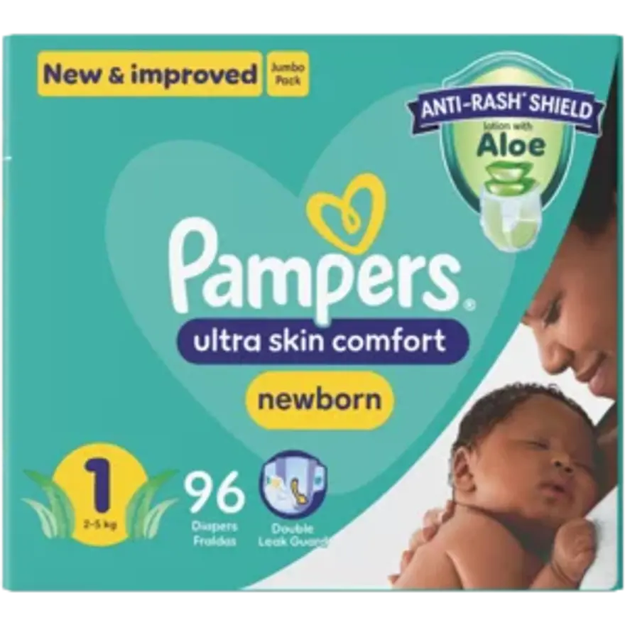 Pamper Newborn Size 1 96pk