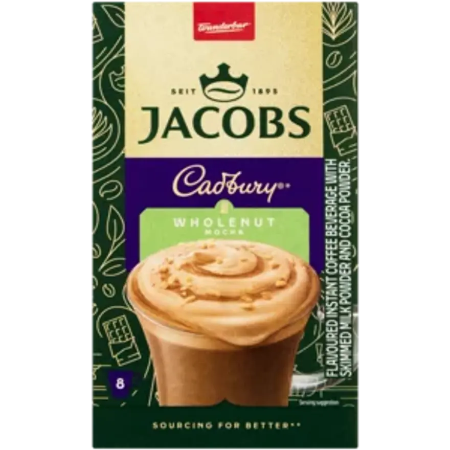 Jacobs Cadbury Wholenut Mocha 146g