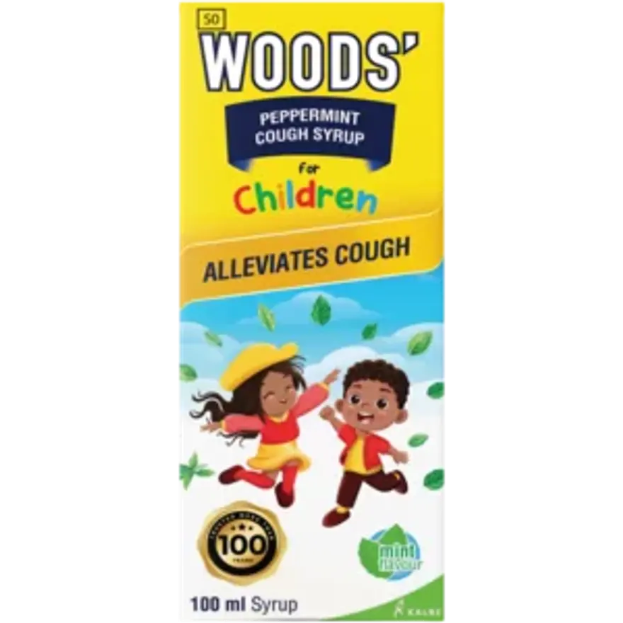 Wood`s vir Kinders Peperment Hoesstroop 100 ml