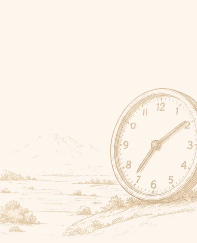 Delivery hours clock